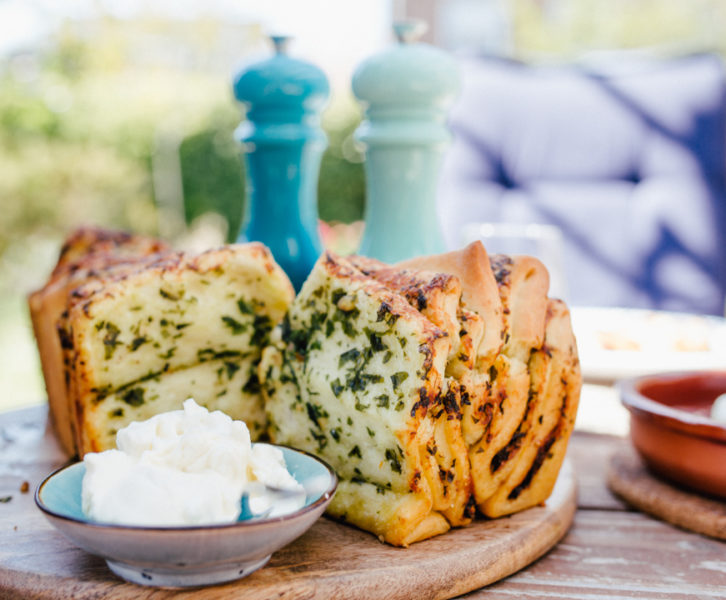 Zupfbrot mit Bärlauch