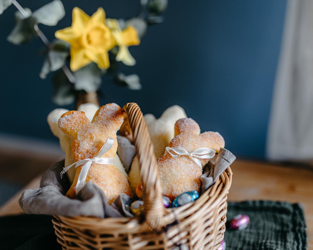 Quark Ölteig Hasen zu Ostern